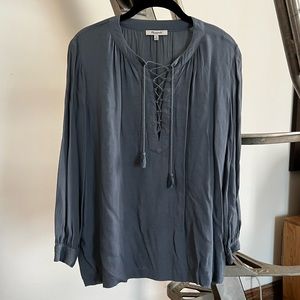 Madewell Lace-up Blouse